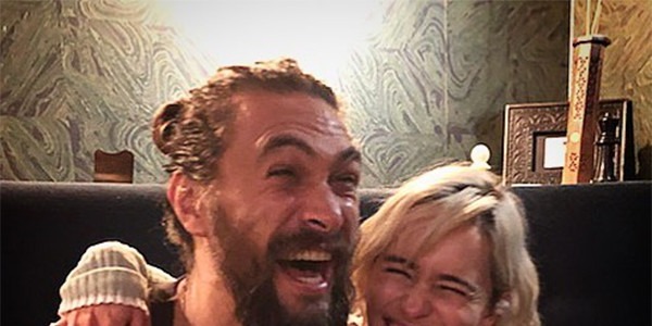 Jason Momoa And Emilia Clarke Have Adorable Game Of Thrones Reunion